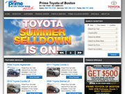 Prime Toyota Website