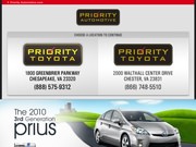 Priority Toyota Website