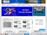 Proctor Honda Website