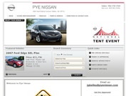 Pye Nissan Website