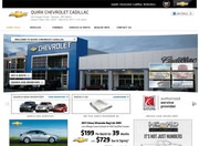 Quirk Chevrolet Cadillac Website