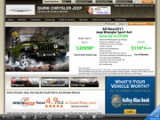 Quirk Chrysler Jeep Website