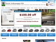 Quirk Volkswagen Website