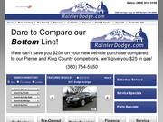 Rainier Dodge Website