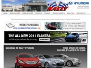 Rally Hyundai Website