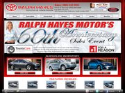 Ralph Hayes Toyota Website