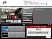Regal Nissan Website