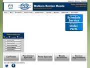 Walker’s Renton Mazda Website