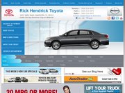 Rick Hendrick Toyota Website