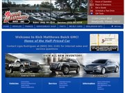 Rick Matthews Buick Pontiac GMC Website