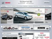 Rick Weaver Buick GMC Truck Website