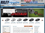 Riley Toyota Website