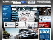 Roswell Honda Website