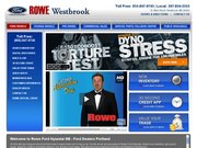 Rowe Hyundai Westbrook Website