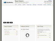 Royal Subaru Website