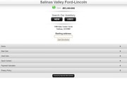 Salinas Valley Ford Isuzu  Sales Website