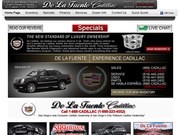 De La Fuente Cadillac Website