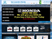 San Leandro Honda Website