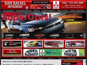 San Rafael Mitsubishi Website