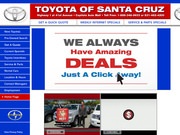Toyota-Santa Cruz Wtsnvll Website