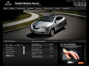 Santa Monica Acura Website