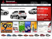 Savannah Mitsubishi Website