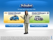 Schukei Chevrolet and Volkswagen Website