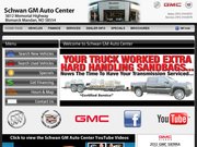 Schwan Pontiac GMC Website