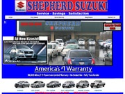 Shepherd Suzuki Website