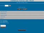 Sherwood Pontiac GMC Website