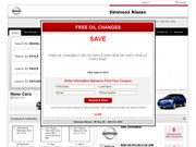 Simmons Nissan Website