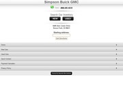 Buick Pontiac GMC Simpson Website