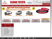 Sloane Toyota Website