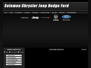 Solomon Chrysler Jeep Dodge Website