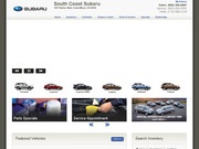 South Coast Subaru Website