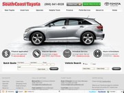 South Coast Toyota Website