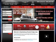 Spartanburg Dodge Website
