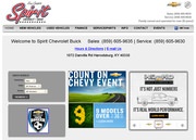 Spirit Chevrolet Website