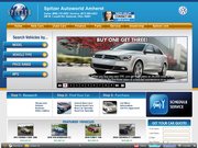 Spitzer Volkswagen Amherst Website