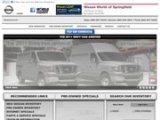 Nissan World of Springfield Website