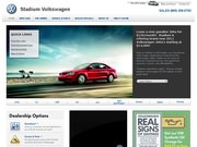 Stadium Volkswagen Website