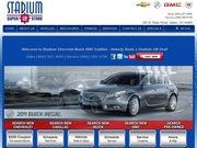 Stadium Buick Pontiac GMC Website