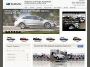 King Oldsmobile GMC Subaru Website
