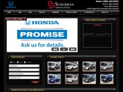 Suburban Honda Website