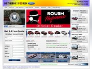 Sunrise Ford Company Website