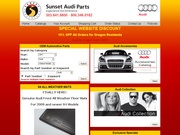 Sunset Audi Website