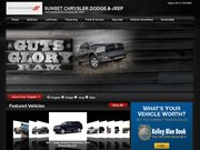 Sunset Chrysler Dodge Jeep Website