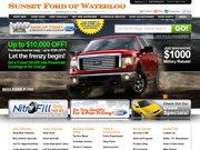 Sunset Ford of Waterloo Website