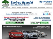Suntrup Hyundai Website