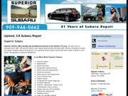 Superior Subaru Repair Website